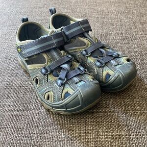 LIKE NEW! Merrell Children's Hydro Sandals - Gray/Blue, Toddler Size 12